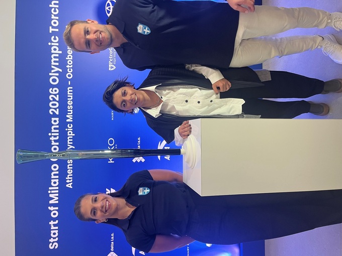 Φωτογραφία Παρουσίαση των Τελετών της Ολυμπιακής Φλόγας και της Λαμπαδηδρομίας για τους Χειμερινούς Ολυμπιακούς Αγώνες Milano Cortina 2026